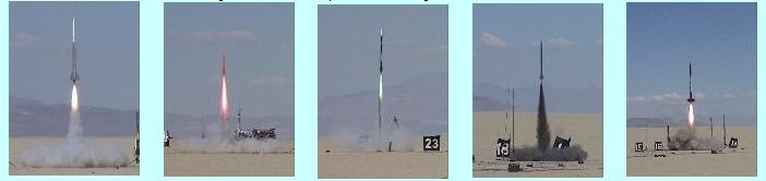 Rakety v Black Rock