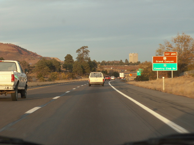 D�lnice I-40 u Flagstaffu, Arizona
